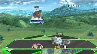 SSBB Project M 26  Donkey Kongs Melee Voice Mod Demo [upl. by Odnesor140]