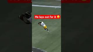 This diving touchdown catch had his whole team fired up 🔥 cfl football cflfootball [upl. by Norvol]