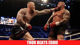 Thor Beats Eddie Hall by Unanimous Decision [upl. by Bollinger]