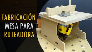 Fabricación de Mesa para Ruteadora [upl. by Guido]