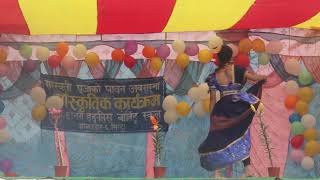 Tungna ra Damphu bajaudai  Sarashwoti Puja  Srijana School [upl. by Lohse]