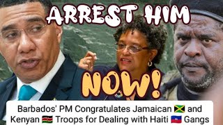 Barbados PM Congratulates Jamaican 🇯🇲 Troops for Dealing with Haiti Gangs [upl. by Teragram379]