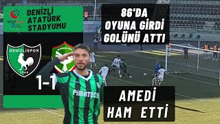 Denizlispor 11 Amedspor  86Dk Oyuna Girdi Golünü Attı Emre Yıldırım Denizli Denizlispor [upl. by Ebanreb240]