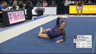 Aleah Finnegan Perfect 100 Floor LSU vs Florida 22324 [upl. by Divd419]