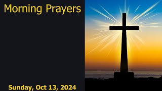 Pray Along Catholic Morning Prayers Sunday 13Oct24 [upl. by Ynohtnad]