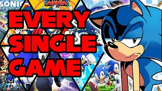 I 100 Percented EVERY Mainline Sonic Game [upl. by Ocramed444]