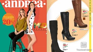 Catalogo Andrea MD SEASON VERANO 2022  botas Andrea en descuento [upl. by Nitsrik]