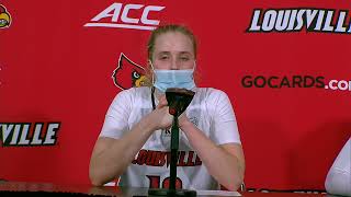 Louisville Womens Basketball Kianna Smith amp HVL Syracuse PostGame Presser [upl. by Royo]