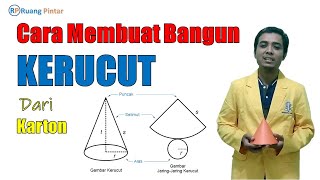 Cara Membuat Kerucut dari Karton [upl. by Bouton]