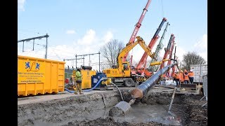 Eneco Stadswarmte  Gestuurde HDD boring  Parkstrook Cremerstraat Utrecht [upl. by Rie]