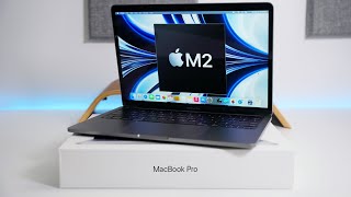 M2 MacBook Pro 13 Unboxing Comparison and First Look [upl. by Enerual]