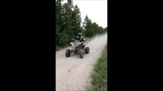 Yamaha Raptor 660 Top Speed Fly By [upl. by Asenaj]