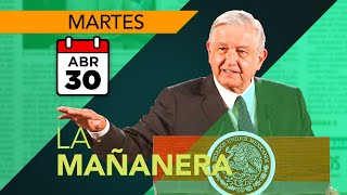 La conferencia mañanera del 30 de abril  En vivo [upl. by Afinom]