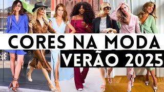 🔴CORES 2025  30 LOOKS COM 10 CORES QUE ESTÃO NA MODA PRIMAVERA VERÃO 2024  2025 [upl. by Clorinde777]