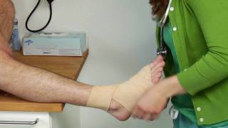 Medical Conditions amp Treatments  How to Wrap an Ankle With an Ace Bandage [upl. by Nauqed469]