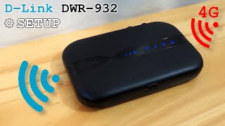 DLink DWR932 portable 4G router WiFi • Unboxing installation configuration and test [upl. by Erimahs150]