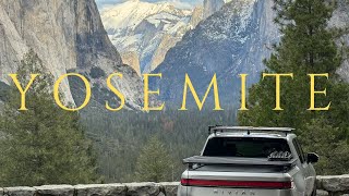 Yosemite Roadtrip  Our trip up to Yosemite National Park in our Rivian R1T and stay at Autocamp [upl. by Sirromad315]