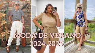 MODA DE VERANO 20242025 Para mujeres de todas las edades  BeatrizBeauty 🌿✨️ [upl. by Aenneea]