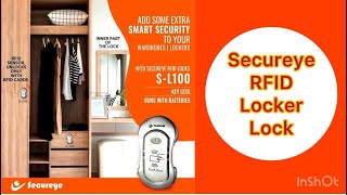 Locker Lock Smart locker lock RFID locker lock lockerlockrfidlock secureye [upl. by Valerle]