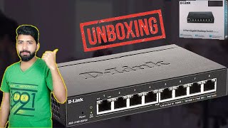 DLink DGS108 Unmanageable Switch  Best 8 Port Network Switch By The knowledge hub [upl. by Keenan]