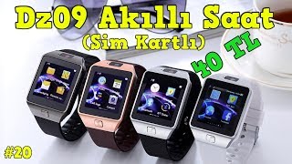 Dz09 AKILLI SAAT smart watch Dz09 inceleme Aliexpressden Gelenler [upl. by Oiluarb771]