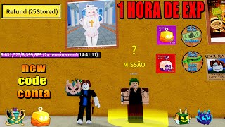 2 NOVOS CÓDIGOS DE 1 HORA DE EXP  25 CÓDIGOS DE EXP BELI E RESET DO BLOX FRUITS  3 CODES FRUTAS [upl. by Bendick462]