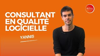 Interview de collaborateur Aubay  Yannis Consultant en qualité logicielle [upl. by Andryc]