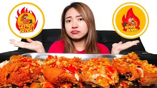 MUKBANG I AM GEPREK BENSU VS GEPREK BENSU  ENAK MANA [upl. by Rey53]