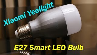 Xiaomi Yeelight Smart Bulb review  for E27 holder app controlled price Rs 1300 approx [upl. by Yrojram]