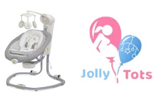 Tutorial on how to use Joie Serina Swivel Swing Setup and Demo Jolly Tots [upl. by Ardnovahs851]