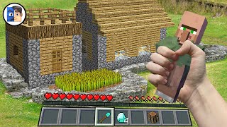 Minecraft in Real Life  Realistic Minecraft VILLAGE 創世神第一人稱真人版 [upl. by Vevay]