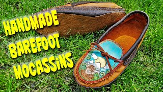 How I Make Mocassins With Barefoot Soles [upl. by Icart]