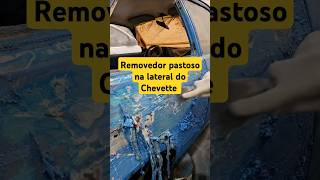 Removedor pastoso na lateral do Chevette carrosantigo [upl. by Aggie]