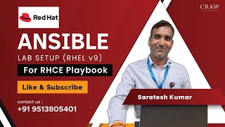 Ansible Lab Setup for RHCE playbook  RHEL V9  RedHat Ansible Automation  Ansible Training [upl. by Arrec474]