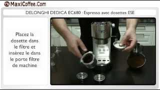 DELONGHI DEDICA EC680  Espresso avec dosettes ESE [upl. by Landing863]