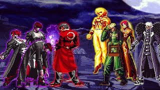 KOF Mugen Orochi Iori Yagami AD Vs Phoenix Team [upl. by Harewood191]