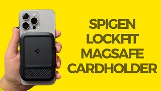 Review Spigen LockFit MagSafe Cardholder  ¿Vale la pena [upl. by Enieledam]