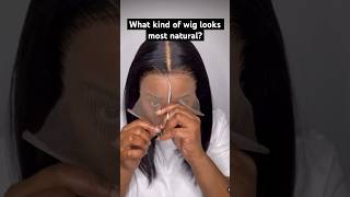 🙌🏾👀 how natural this wig is frontalwig naturalwigs nychairstylist wigtutorials wigmaker [upl. by Trumaine]