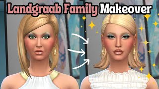 Giving The Landgraab Family the Makeover They Deserve 💚  The Sims 4 EA Townie Makeovers [upl. by Ima139]