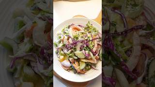 Eating this salad🥗 every day helped my mom lose 10kg in a month😲 recipe salad veganrecipes food [upl. by Gratianna]