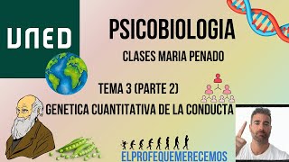 Psicobiologia UNED TEMA 3  parte 2 Maria Penado [upl. by Kalmick]