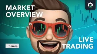 Market overview with live trading  OLYMP TRADE [upl. by Disini858]