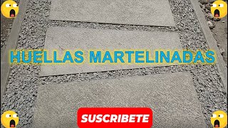 ELABORACION DE HUELLAS MARTELINADAS [upl. by Aizirtap]