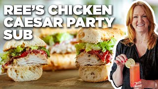 Ree Drummonds Chicken Caesar Party Sub  The Pioneer Woman  Food Network [upl. by Luther]