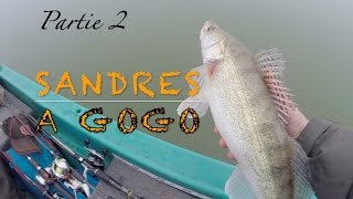 Peche Hivernale n°2  Sandres à GOGO  Partie 2  2017 [upl. by Alisun]