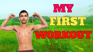 My first workout 💪 body workout Pavankumarfitness [upl. by Erbe]