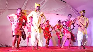 swami vivekanand deolapar students dance  Gondi dance mix songs Durga mandir deolapar [upl. by Ruhtua219]