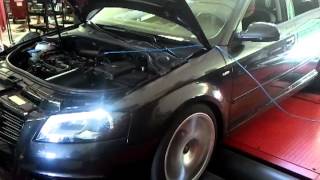 2011 Audi A3 DSG K04 Dyno [upl. by Enomaj]