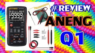 Review Multimeter ANENG Q1 By Banggoodcom [upl. by Aicargatla]