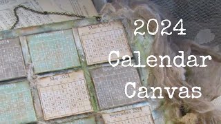 2024 Calendar Canvas [upl. by Einnig]